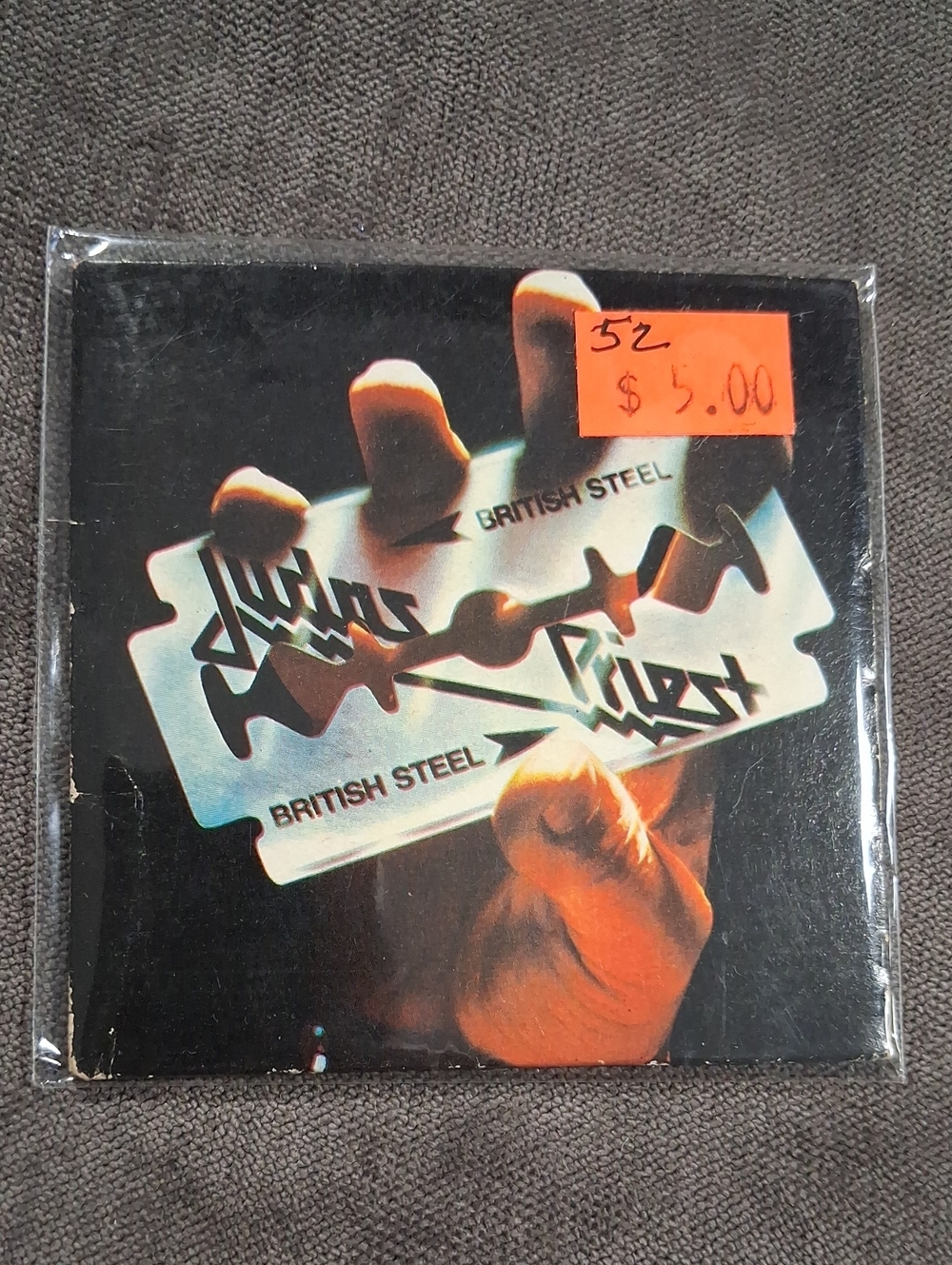 Vintage Judas Priest Chu-Bops Miniature 80s Cardboard Album Cover ONLY G